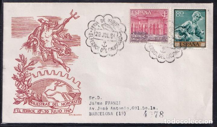 Sellos: 1964.- FERROL (LA CORU&Ntilde;A) A BARCELONA - Foto 1