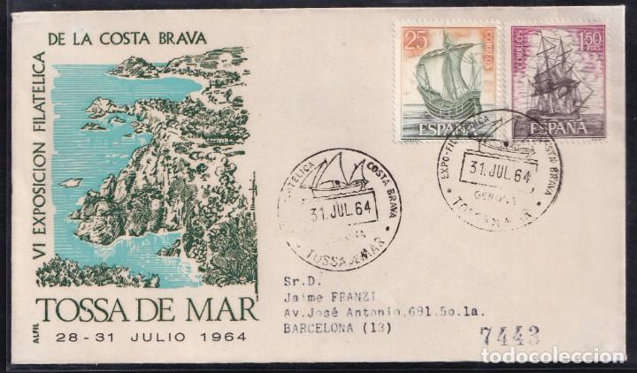 Sellos: 1964.- TOSSA DE MAR (GERONA) A BARCELONA - Foto 1