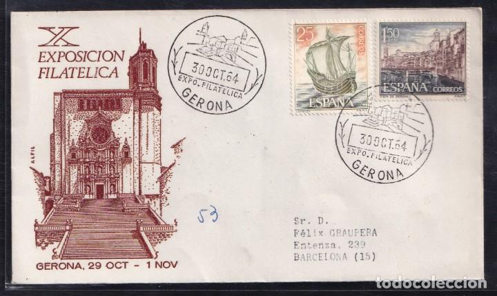 Sellos: 1964.- GERONA A BARCELONA - Foto 1