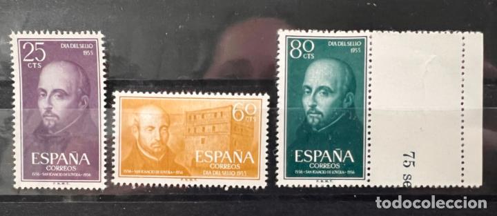 Francobolli: ESPA&Ntilde;A,1955.EDIFIL 1166/68.IV CENTENARIO MUERTE SAN IGNACIO DE LOYOLA.COMPLETA.NUEVOS. SIN CHARNELA