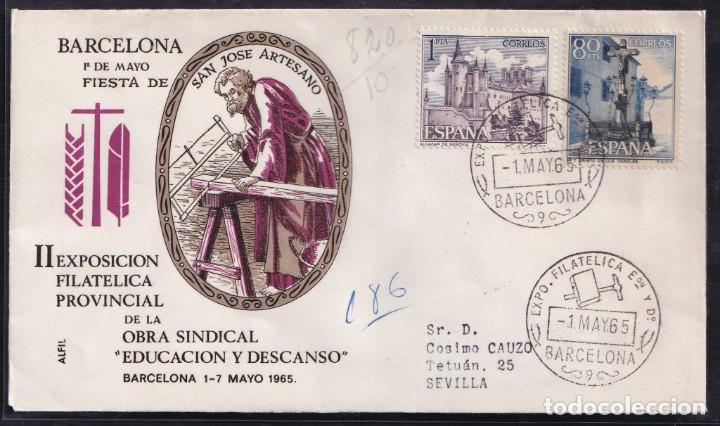 Sellos: 1965.- BARCELONA A SEVILLA - Foto 1