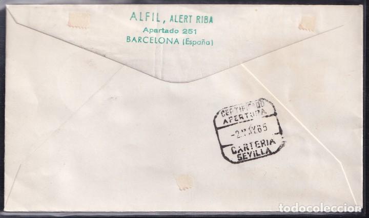 Sellos: 1965.- BARCELONA A SEVILLA - Foto 2