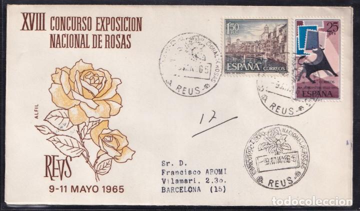 Sellos: 1965.- REUS (TARRAGONA) A BARCELONA - Foto 1