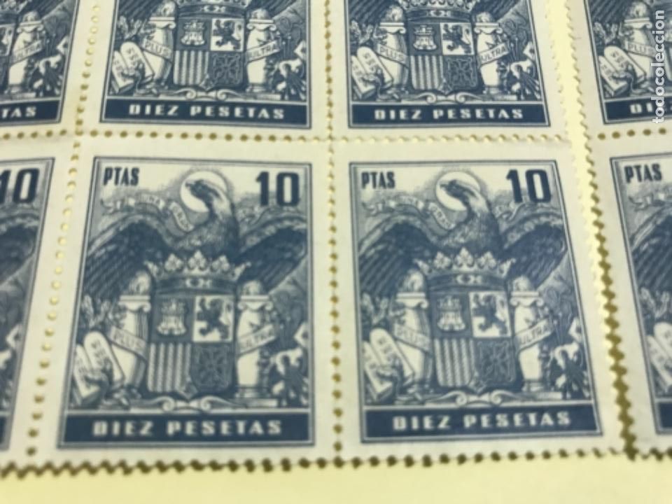 Sellos: Diez sellos DIEZ PESETAS - Foto 2