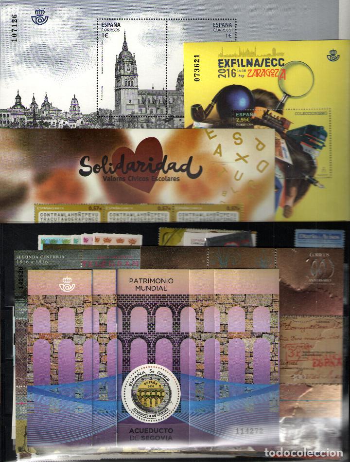 Sellos: A&ntilde;o 2016 completo de Espa&ntilde;a - Foto 1
