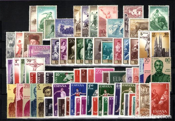 Sellos: A&ntilde;o 1960 completo de Espa&ntilde;a - Foto 1