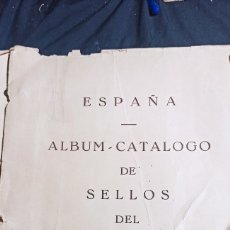 Sellos: ESPAÑA ÁLBUM CATÁLOGO DE SELLOS II CENTENARIO, INCOMPLETO. ALGUNOS SELLADOS OTROS NO. VER FOTOS. Lote 325145178