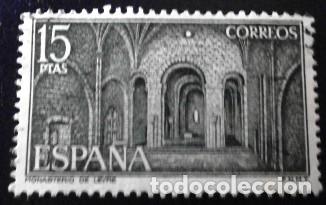 Sellos: SELLOS DE ESPA&Ntilde;A DE 1974. Monasterio de Leyre - Foto 3