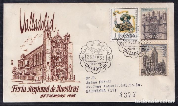 Sellos: 1965.- VALLADOLID A BARCELONA - Foto 1