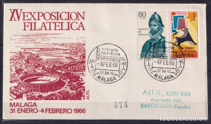 Sellos: 1966.- MALAGA A BARCELONA - Foto 1