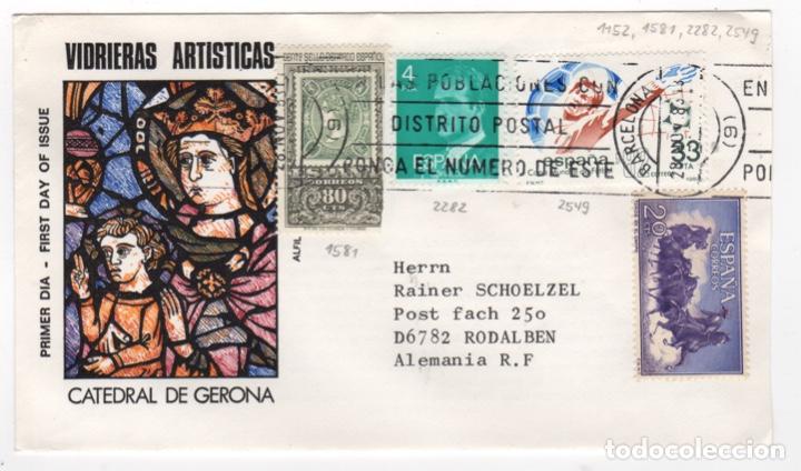 Sellos: 1981 sobre PD de BARCELONA a Alemania - Foto 1