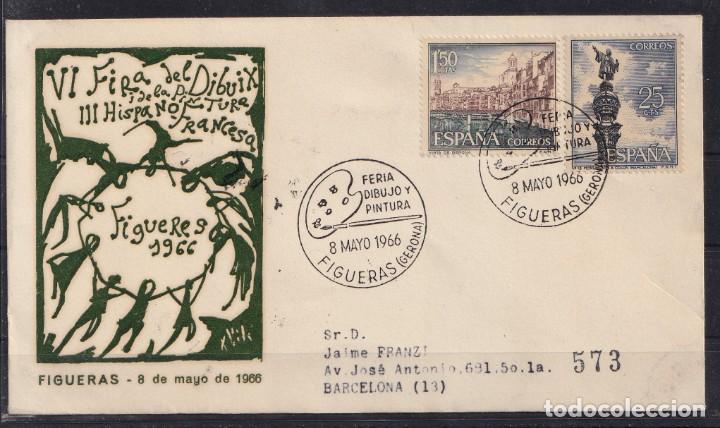 Sellos: 1966.- FIGUERAS (GERONA) A BARCELONA - Foto 1