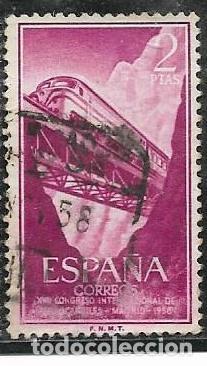 Stamps: EDIFIL 1236, TRENES