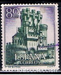 Sellos: ESPA&Ntilde;A // EDIFIL 1743 // 1966 ... USADO - CASTILLO DE BUTRON - Foto 1