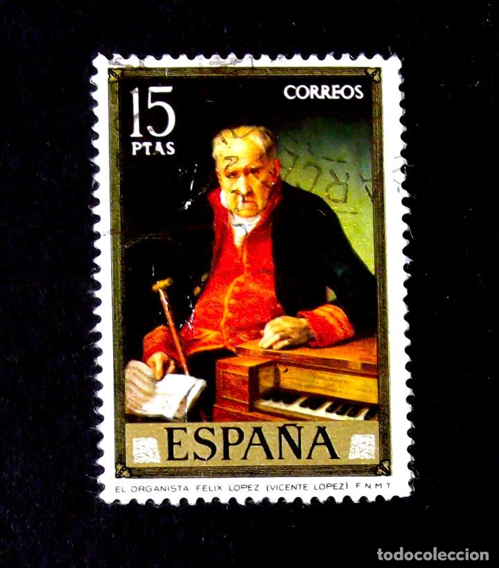Sellos: 2153, USADO. VICENTE L&Oacute;PEZ. - Foto 1