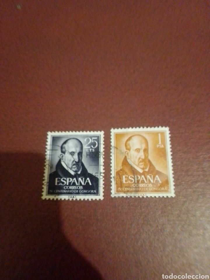 Sellos: 1961 Espa&ntilde;a 1369 1370 - Foto 1