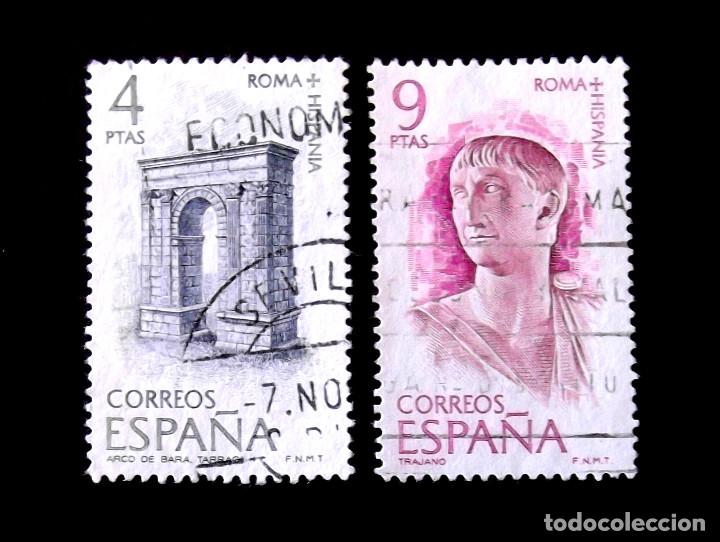 Sellos: 2187 Y 2191, USADOS. ROMA-HISPANIA. - Foto 1