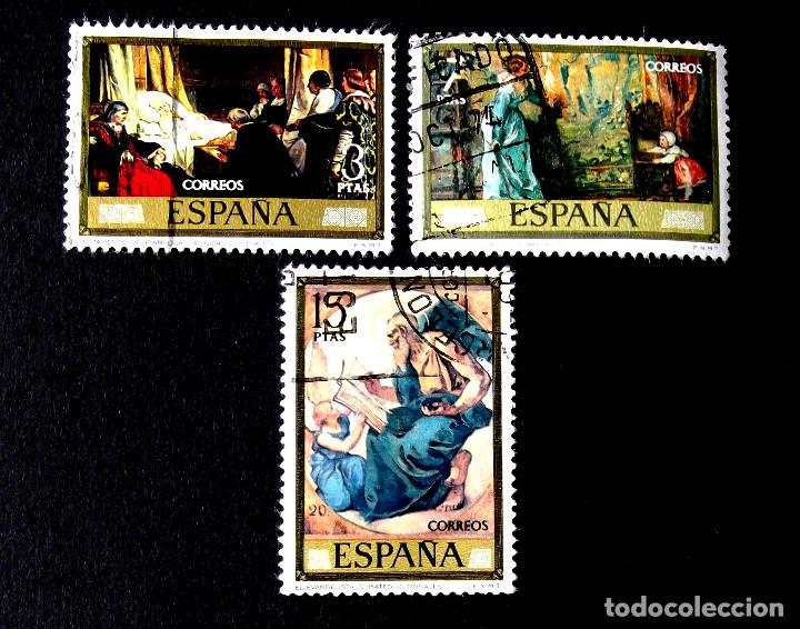 Sellos: 2205, 2208 Y 2210, USADOS. ROSALES. - Foto 1
