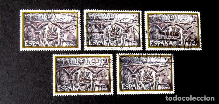 Sellos: 2217, CINCO SELLOS USADOS. NAVIDAD. - Foto 1