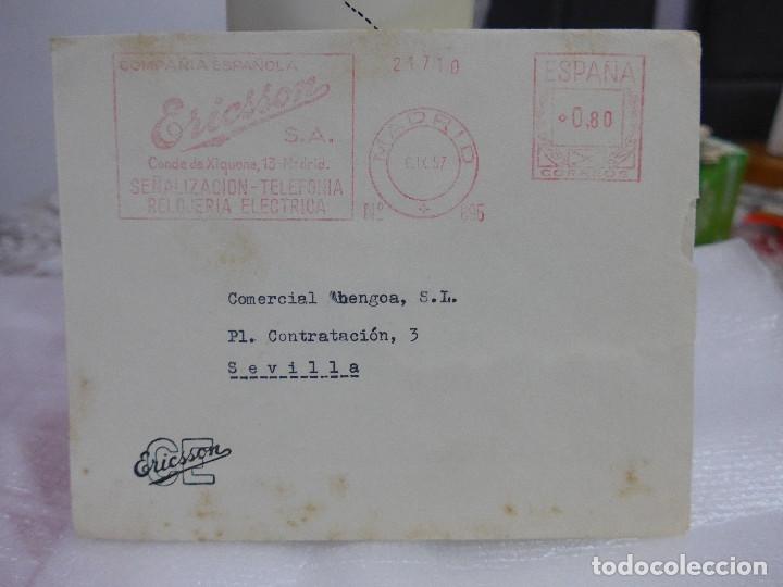 Sellos: CARTA COMERCIAL DE LA COMPA&Ntilde;IA ERICSSON ABENGOA - Foto 1