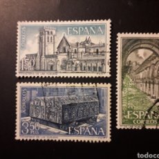 Selos: ESPAÑA EDIFIL 1946/8 SERIE COMPLETA USADA 1969 MONASTERIO DE LAS HUELGAS PEDIDO MÍNIMO 3€. Lote 340584723