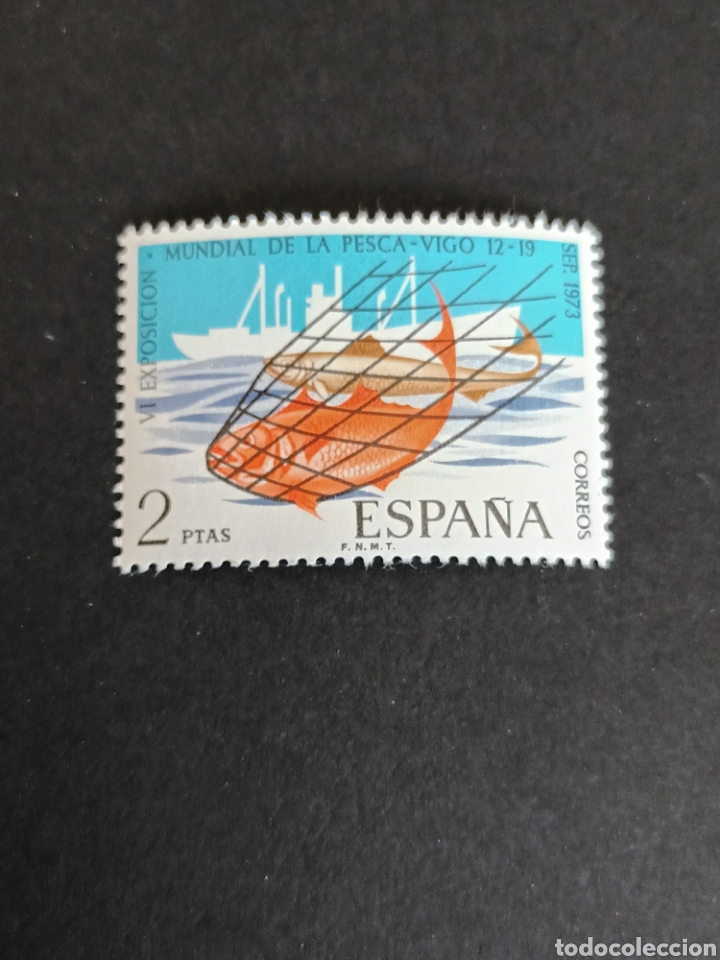 Francobolli: 1973. 12 sep. VI EXPOSICI&Oacute;N MUNDIAL DE LA PESCA. VIGO. MNH. COMPLETA.