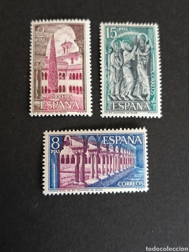 Sellos: 1973. 26 oct. MONASTERIO DE SANTO DOMINGO DE SILOS. MNH. COMPLETA. - Foto 1