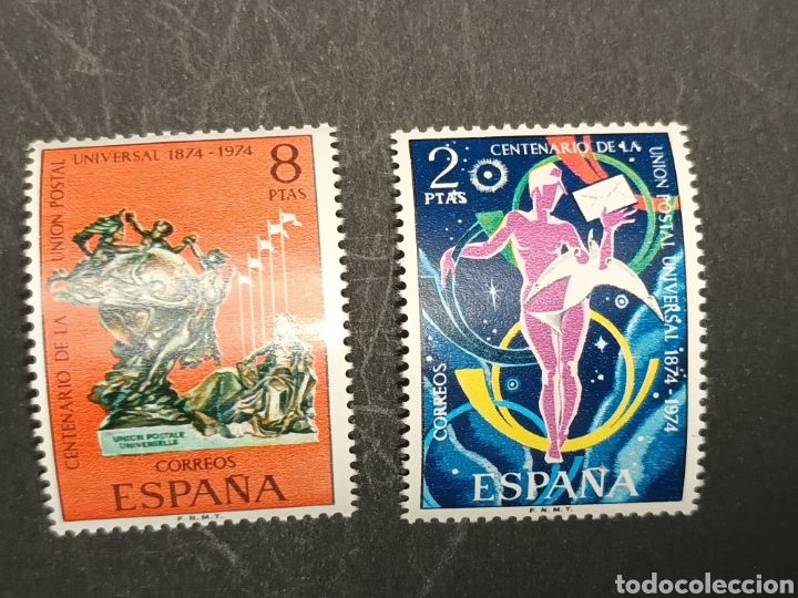 Sellos: 1974. 9 oct. CEN8DE LA UNION POSTAL. MNH. COMPLETA