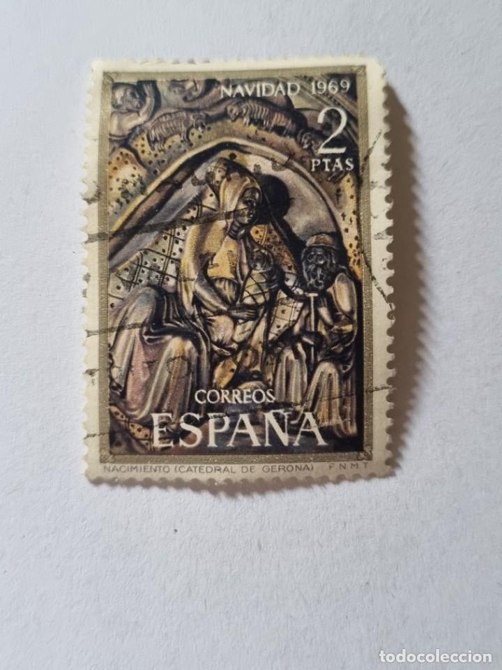 Sellos: Sello - CORREOS ESPA&Ntilde;A - NAVIDAD 1969 - (b40) - Foto 1