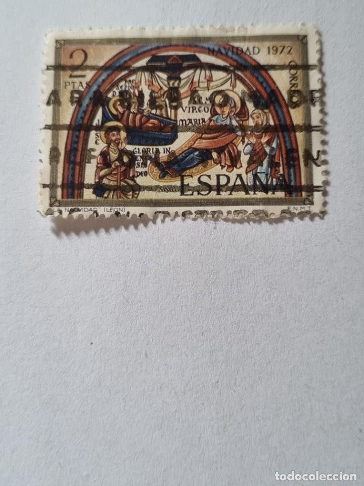 Sellos: Sello - CORREOS ESPA&Ntilde;A - NAVIDAD 1972 - (b40) - Foto 1
