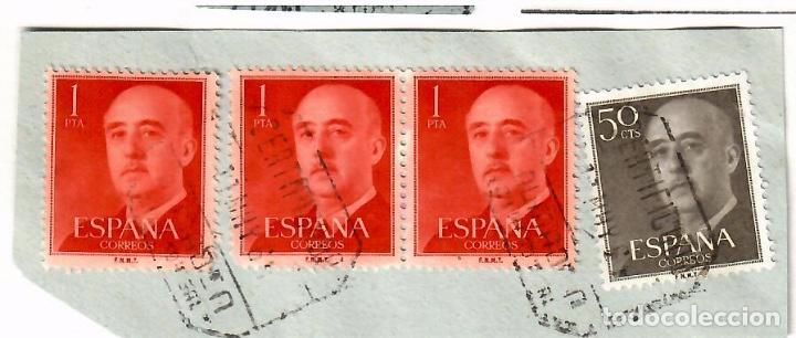 Sellos: FRANCO ALMADEN CIUDAD REAL 1965 CERTIFICADO - Foto 1
