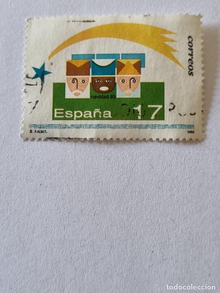 Sellos: Sello - CORREOS ESPA&Ntilde;A - NAVIDAD 93 (b.39) - Foto 1
