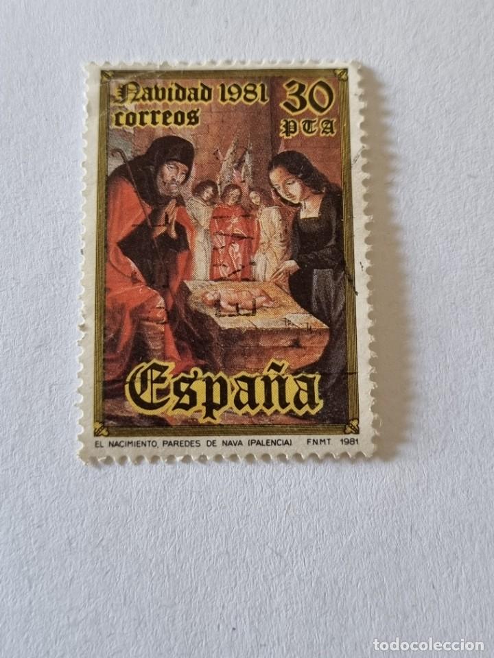 Sellos: Sello - CORREOS ESPA&Ntilde;A - NAVIDAD 1981 (b.39) - Foto 1