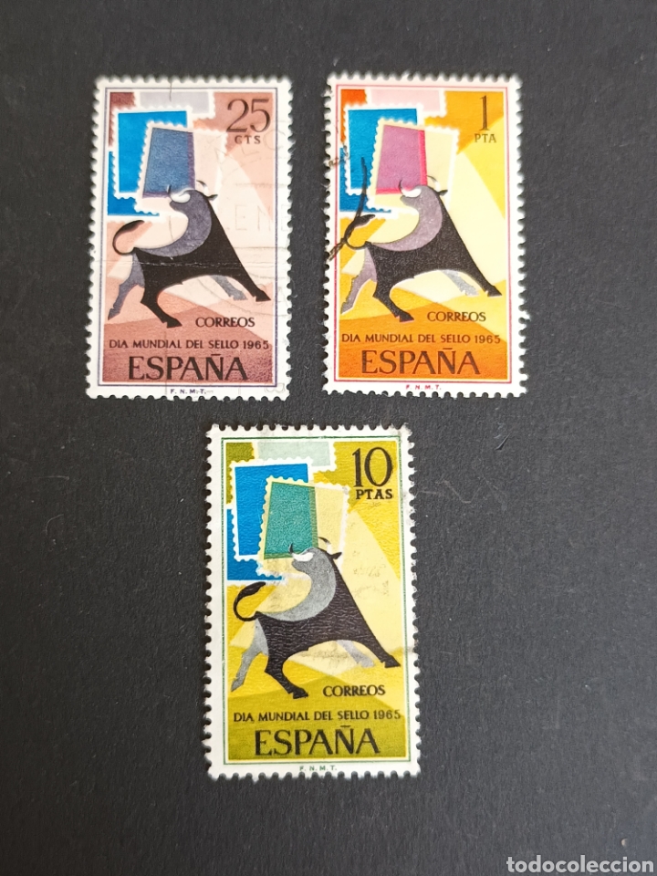 Timbres: 1965. 6 May. D&Iacute;A MUNDIAL DEL SELLO. USADOS. COMPLETA