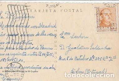 Sellos: Espana & Marcofilia, Madrid, Edificiio del Capitol, Lisboa 1951 (7765) - Foto 1