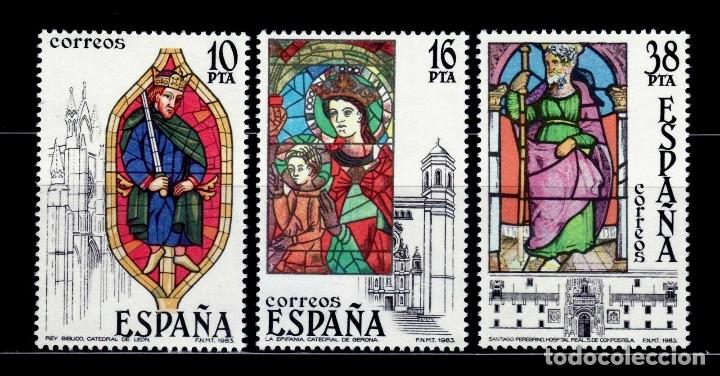 Sellos: ESPA&Ntilde;A 1983 2721/3 Vidrieras 3v. - Foto 1