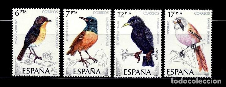 Sellos: ESPA&Ntilde;A 1985 2820/3 P&aacute;jaros 4v. - Foto 1