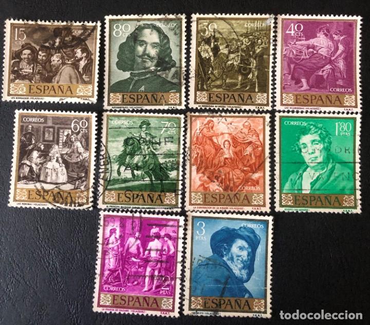 Sellos: ESPA&Ntilde;A 1959 EDIFIL 1238/1247 USADO - Foto 1