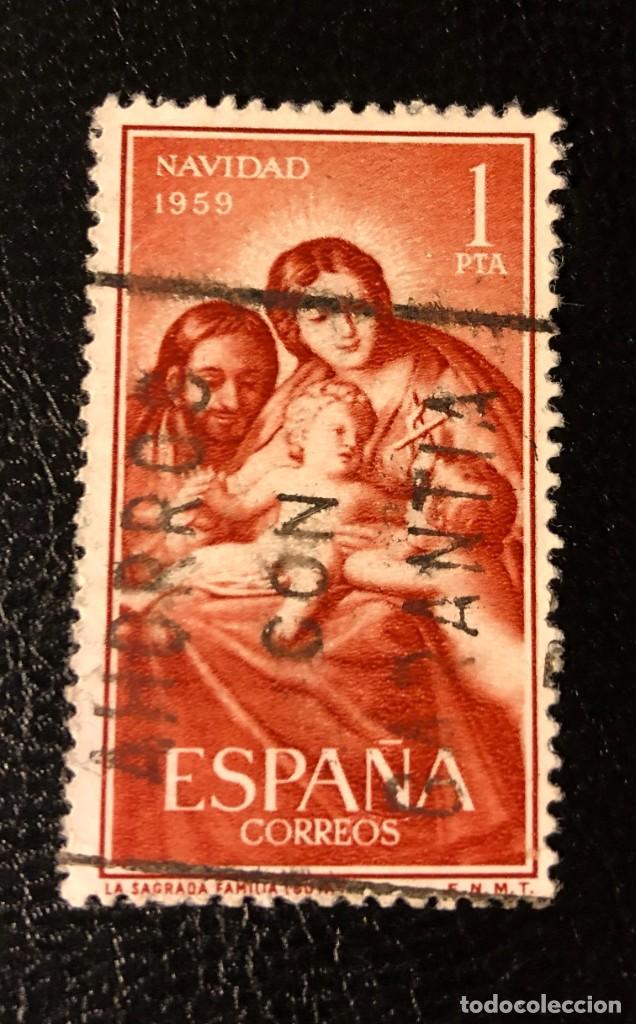 Sellos: ESPA&Ntilde;A 1959 EDIFIL 1253 USADO - Foto 1