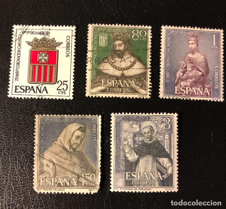 Sellos: ESPA&Ntilde;A 1963 EDIFIL 1521/1525 USADO - Foto 1