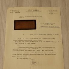 Sellos: CARTA COMERCIAL CON SELLO DE JOSE IBAÑEZ. MADRID 1953.. Lote 345357083