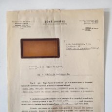 Sellos: CARTA COMERCIAL CON SELLO DE JOSE IBAÑEZ. MADRID 1955.. Lote 345486308