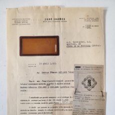 Sellos: CARTA COMERCIAL CON SELLO DE JOSE IBAÑEZ. MADRID 1955.. Lote 345486473