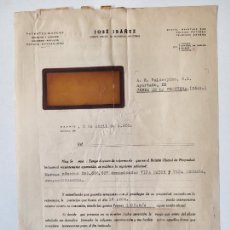 Sellos: CARTA COMERCIAL CON SELLO DE JOSE IBAÑEZ. MADRID 1955.. Lote 345486558