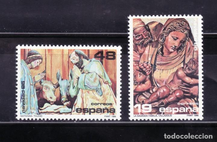 Sellos: ESPA&Ntilde;A 1986 2867/8 Navidad 2v. - Foto 1