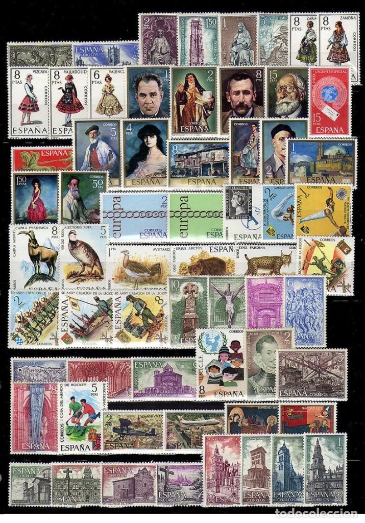 Sellos: Spain 1971 - Complete year mnh** - Foto 1