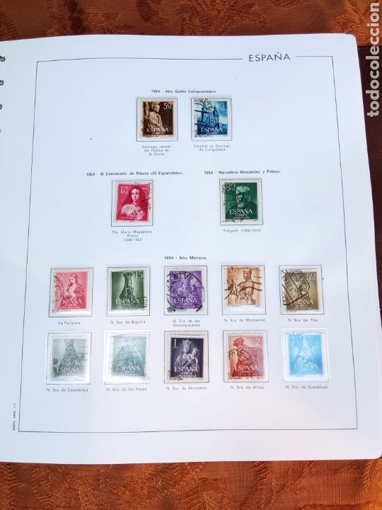 Sellos: SELLOS DE ESPA&Ntilde;A,a&ntilde;o 1954 - Foto 1