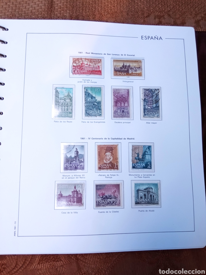Sellos: SELLOS DE ESPA&Ntilde;A,a&ntilde;o1961 - Foto 1
