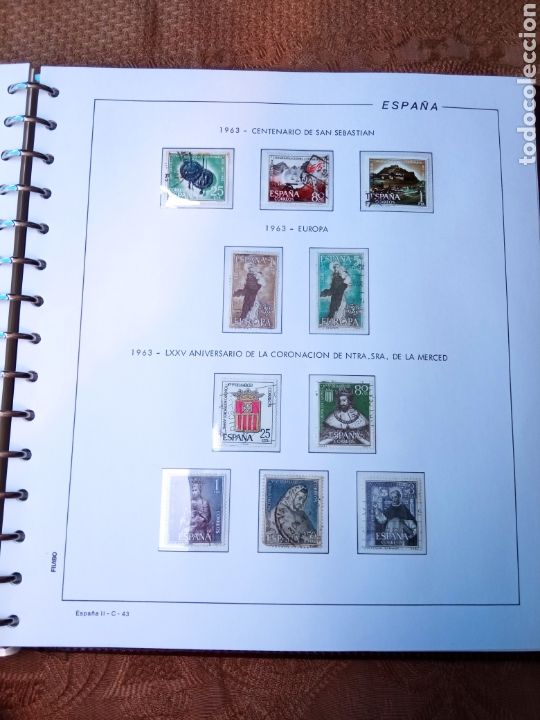 Sellos: SELLOS DE ESPA&Ntilde;A,a&ntilde;o1963 - Foto 2