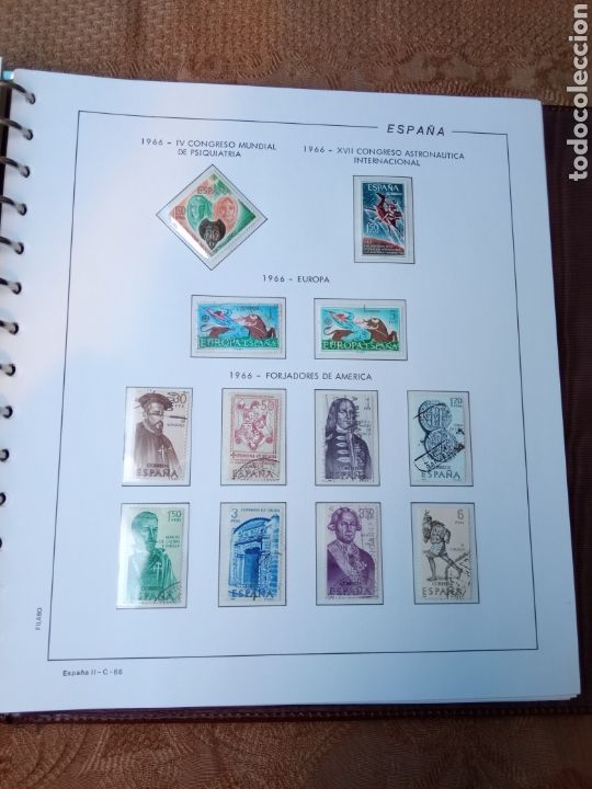 Sellos: SELLOS DE ESPA&Ntilde;A,a&ntilde;o1966 - Foto 2